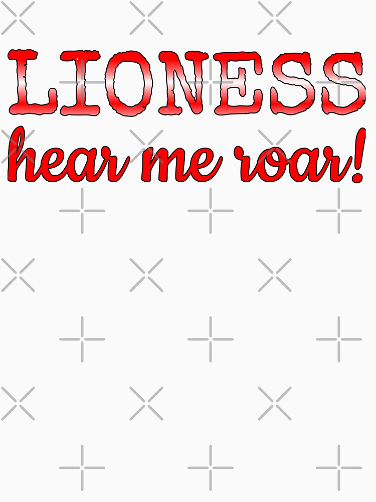 Cool Lioness Hear Me Roar Cool Women's Football Design by TrulyEpoque