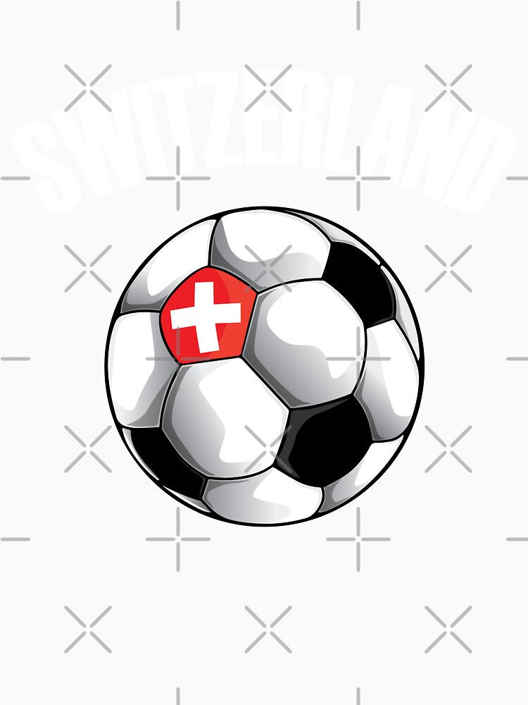 Switzerland Football - Swiss Flag Soccer Ball by TravelScientist