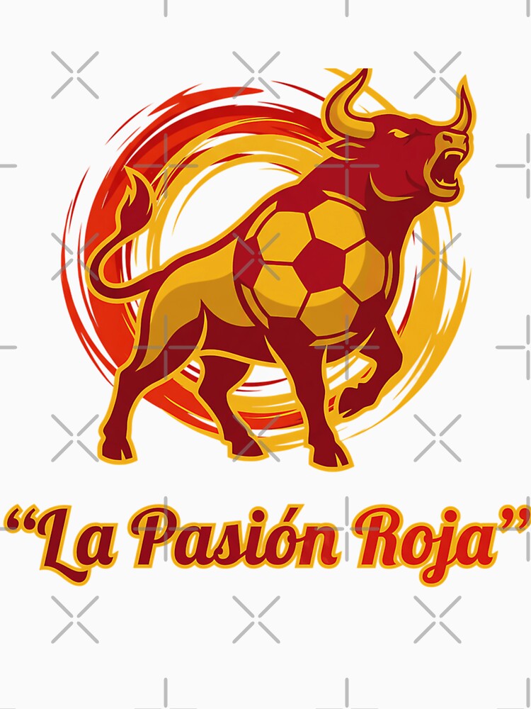 La Pasin Roja  Spanish Football Pride by MuseArtCo