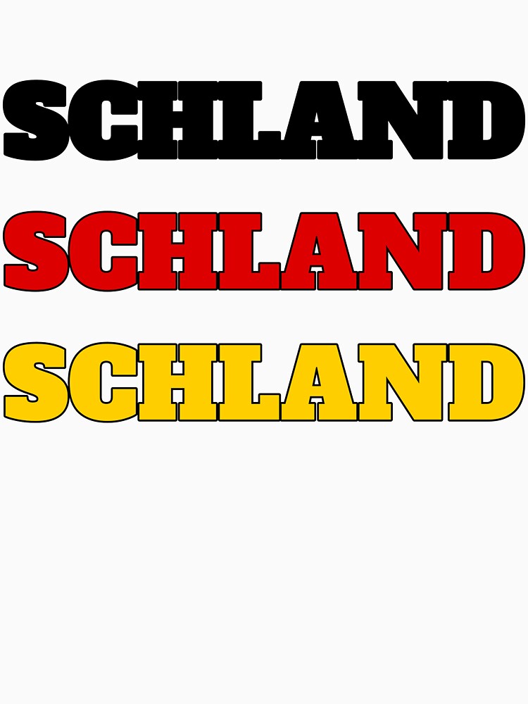 Deutschland Fan Shirt - Schland by Hamlet & Sons