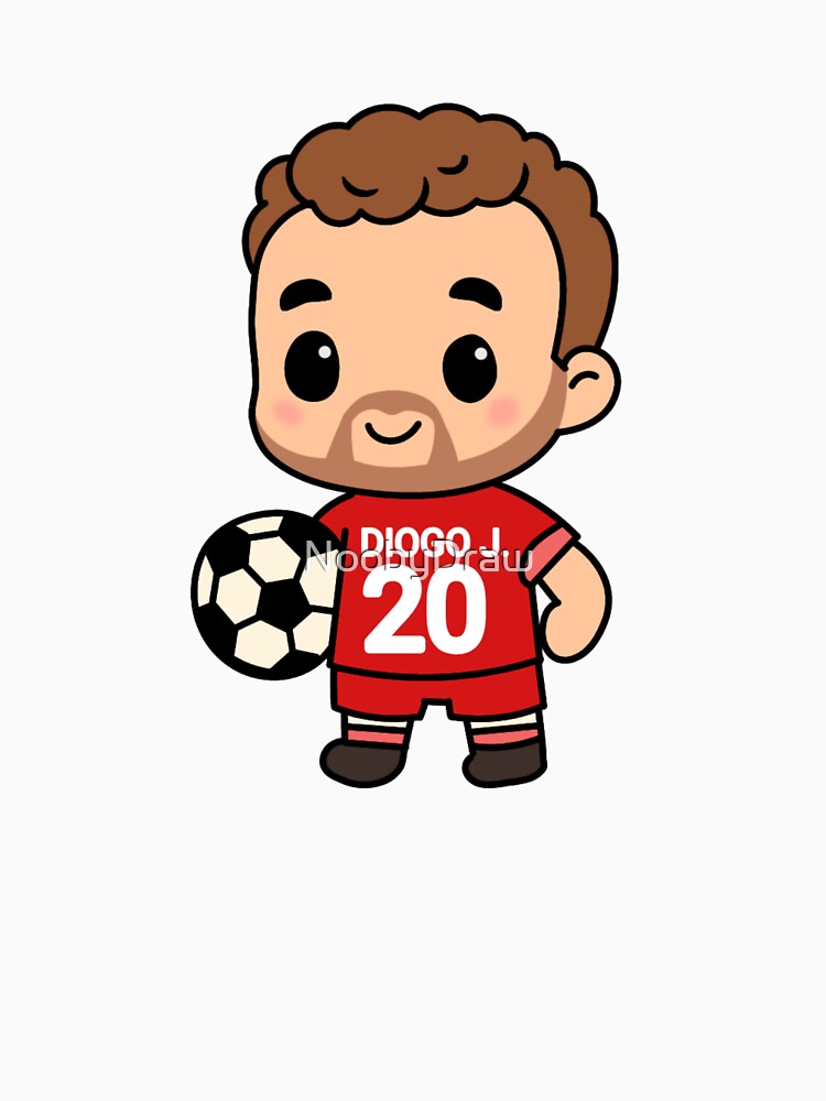 Diogo Jota jersey | manga | cute kawaii | by Nooby Draw by NoobyDraw