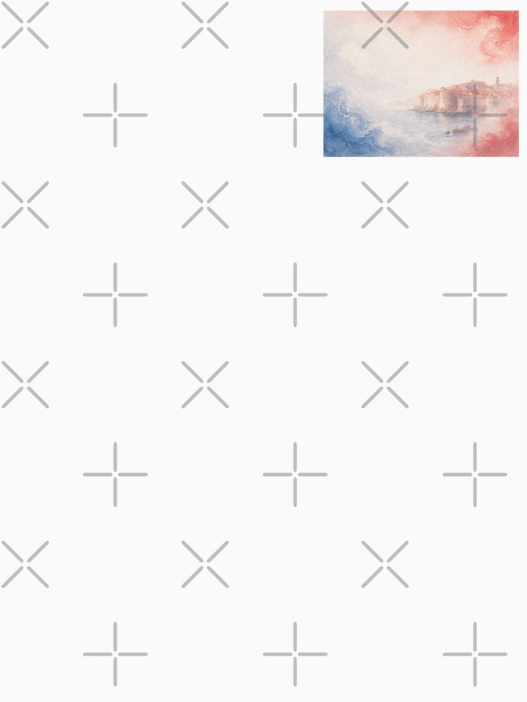 Croatia Watercolor Travel Illustration by AHOK-lab