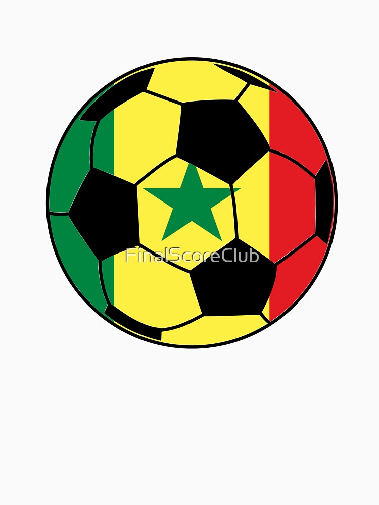 Senegal Flag Soccer Ball by FinalScoreClub
