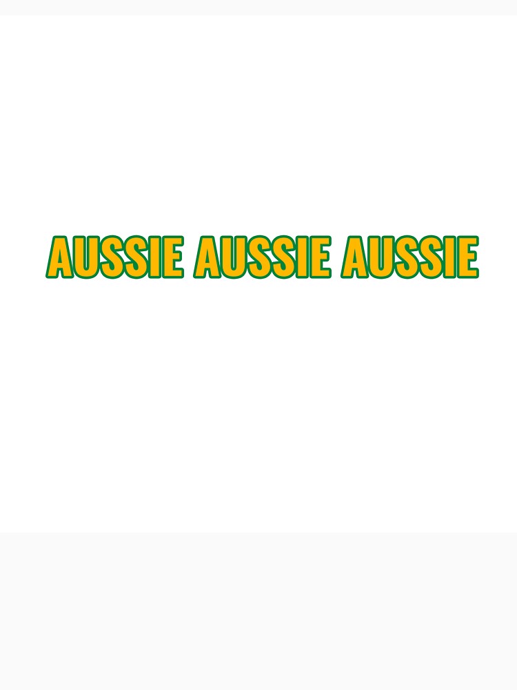 Aussie Aussie Aussie Shirt – Australia Soccer Fan Tee | Uncle Jichuan by Uncle-Jichuan