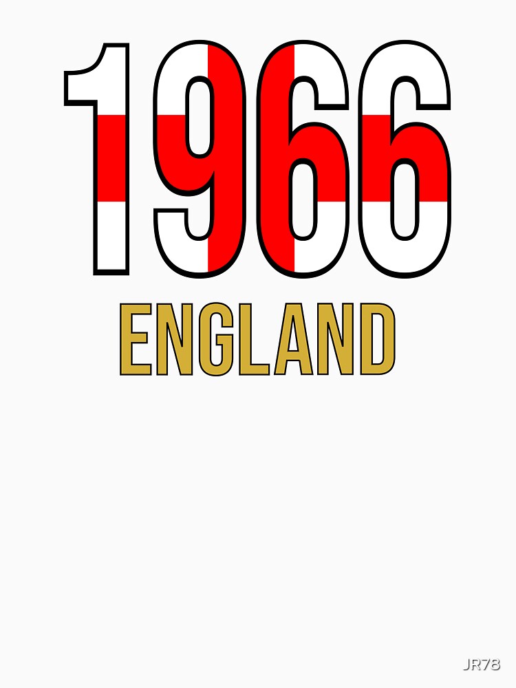The Class of 1966 England Vintage Football Gold Heritage Design by JR78
