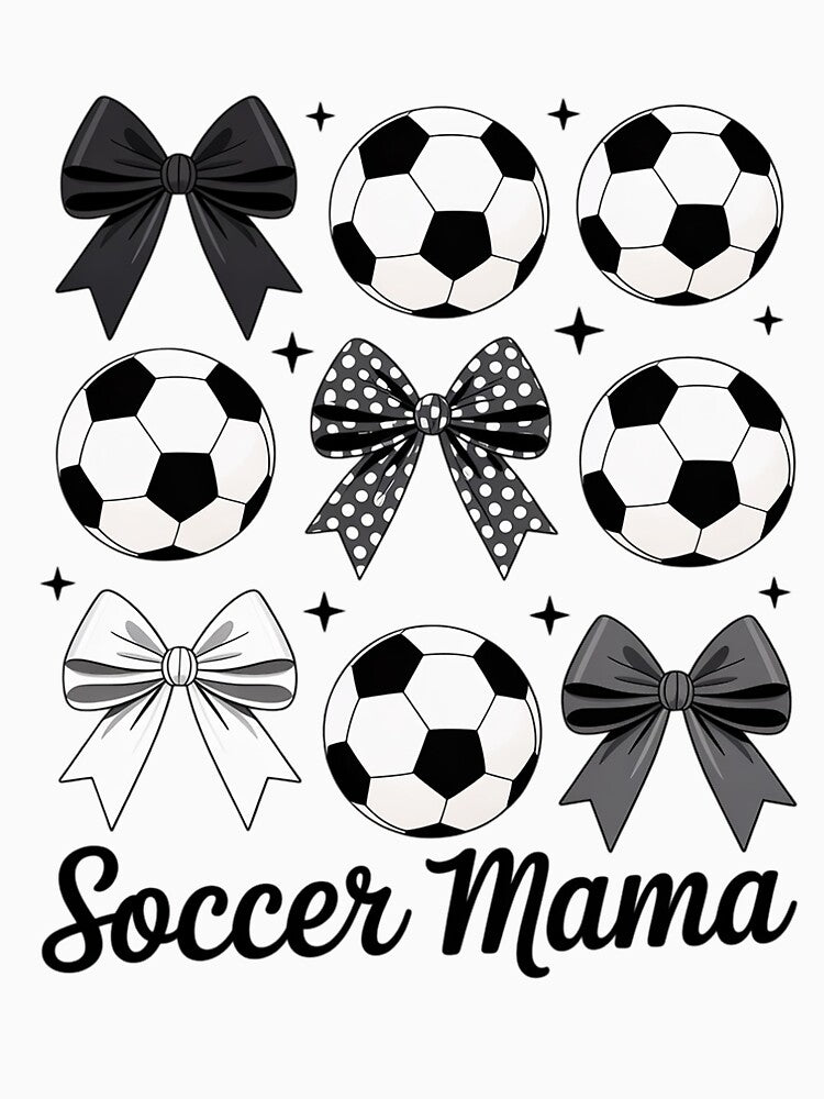 Soccer Mama Shirt Coquette Bow Soccer Mom by repconomArt