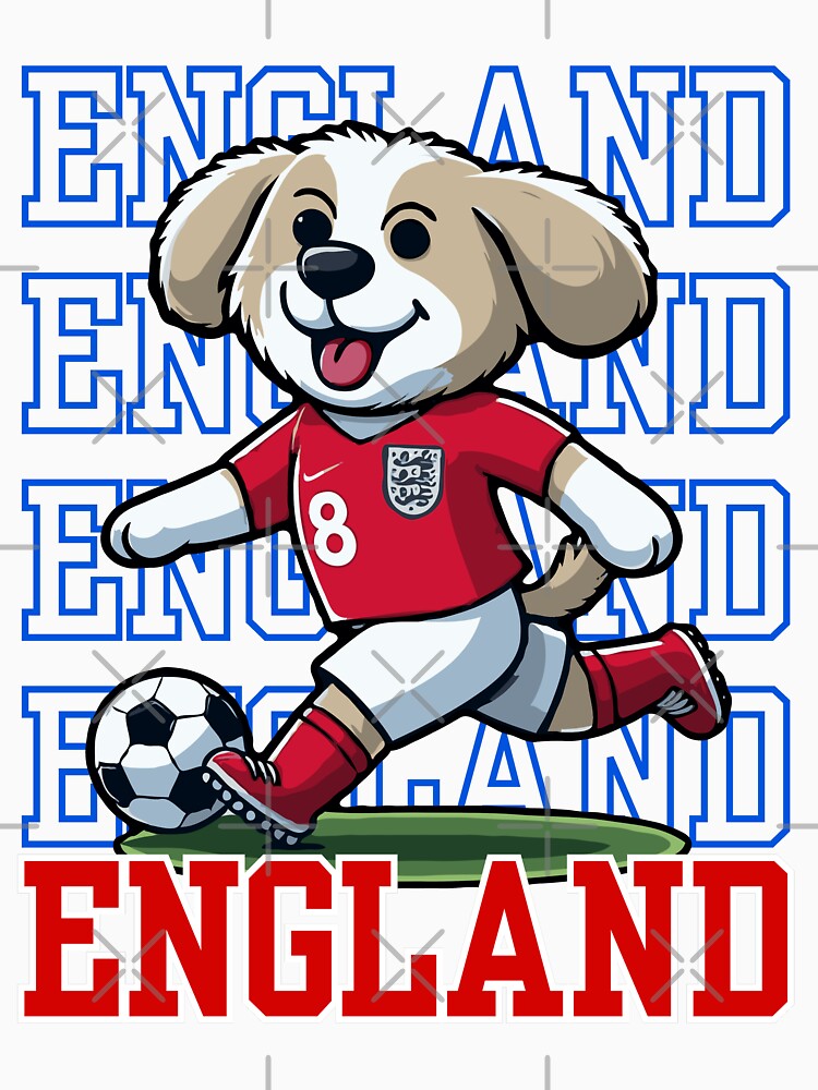 Dog Playing Football | England Edition by McThingummy
