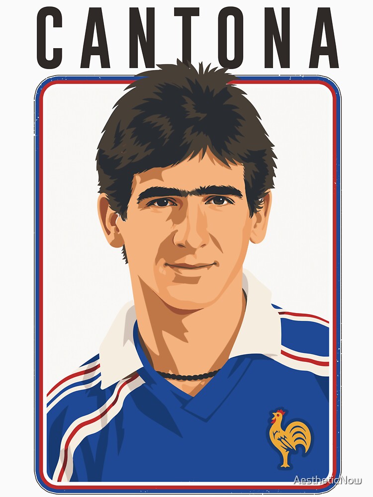 Eric Cantona ---- Retro Fan Design by AestheticNow