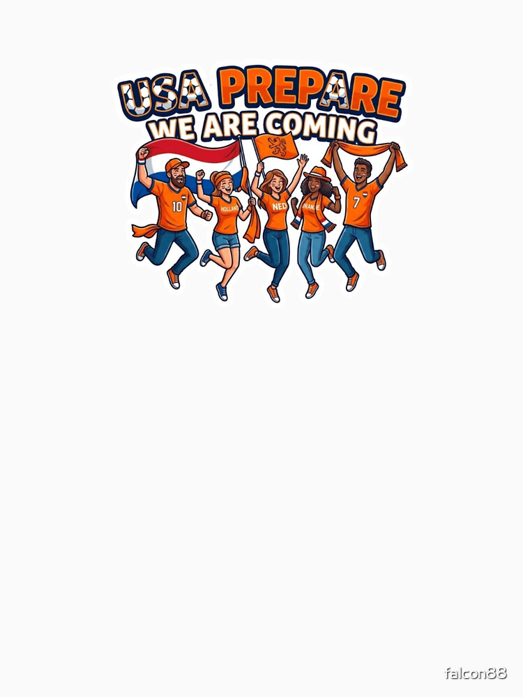 Netherlands Soccer Fans 2026 Sticker We Are Coming by Imaginarium of Chaos falcon88