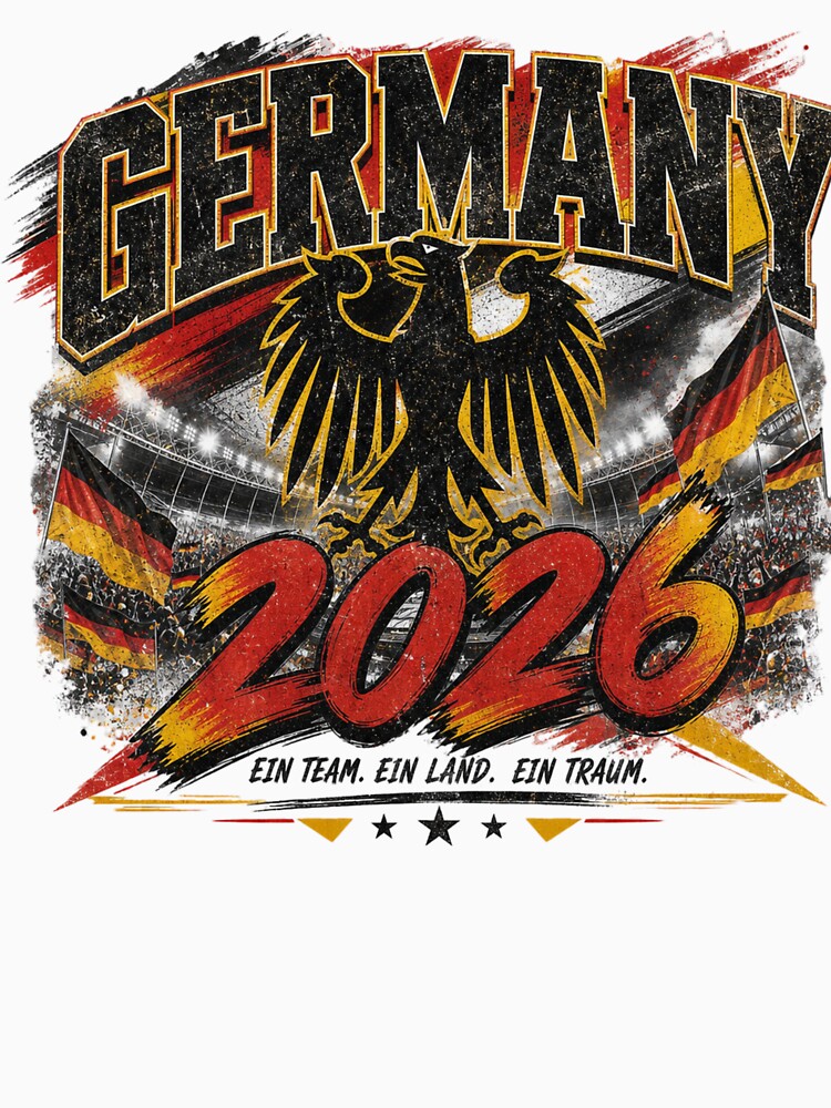 Germany 2026 Football World Cup Glory | Die Mannschaft Fan Supporter Shirt by rushaib