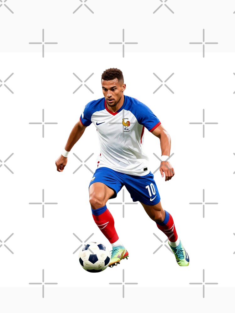 France Football – Blue White Red Soccer Art by Mukesh Saxena