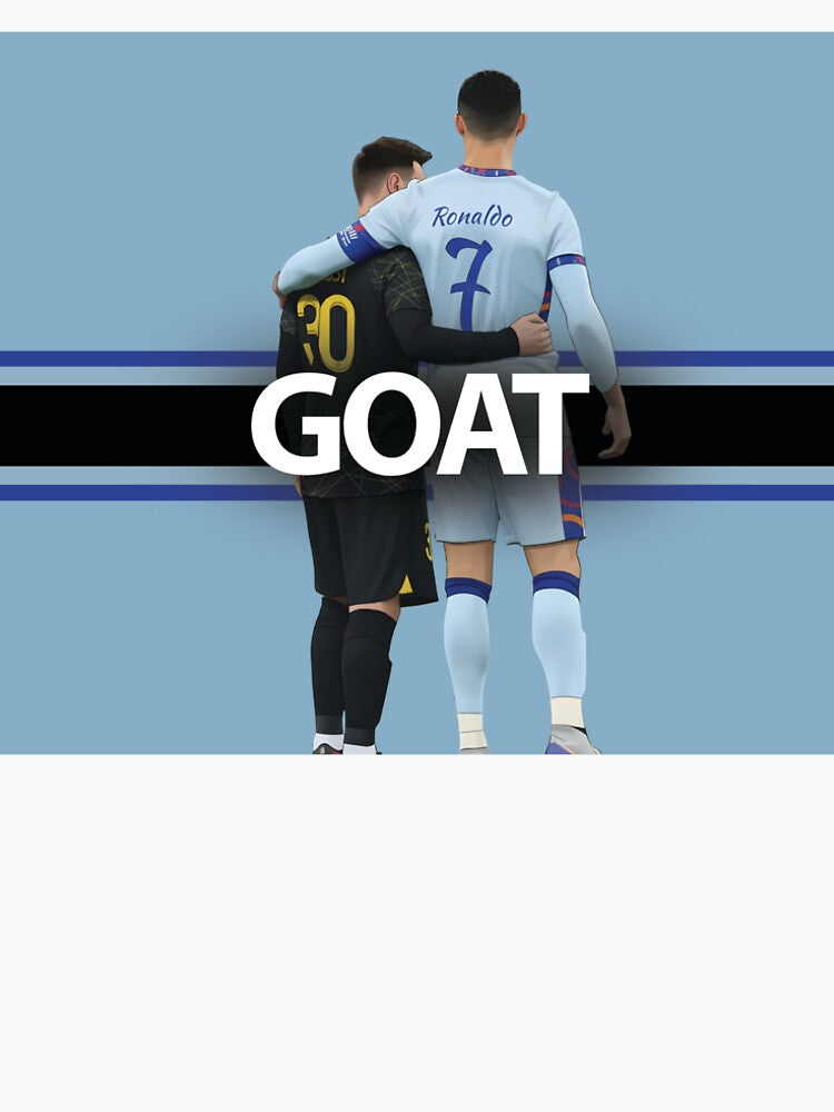 The Two Goats Messi & Ronaldo by footygfx7