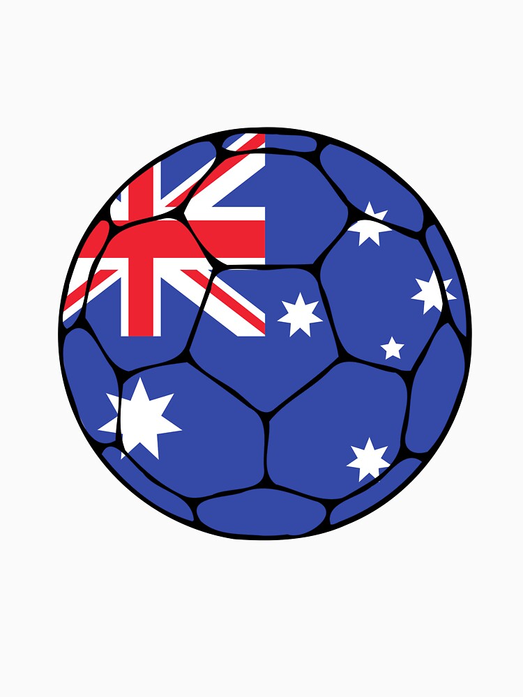 Australia Flag Soccer Ball by ehgraphics15