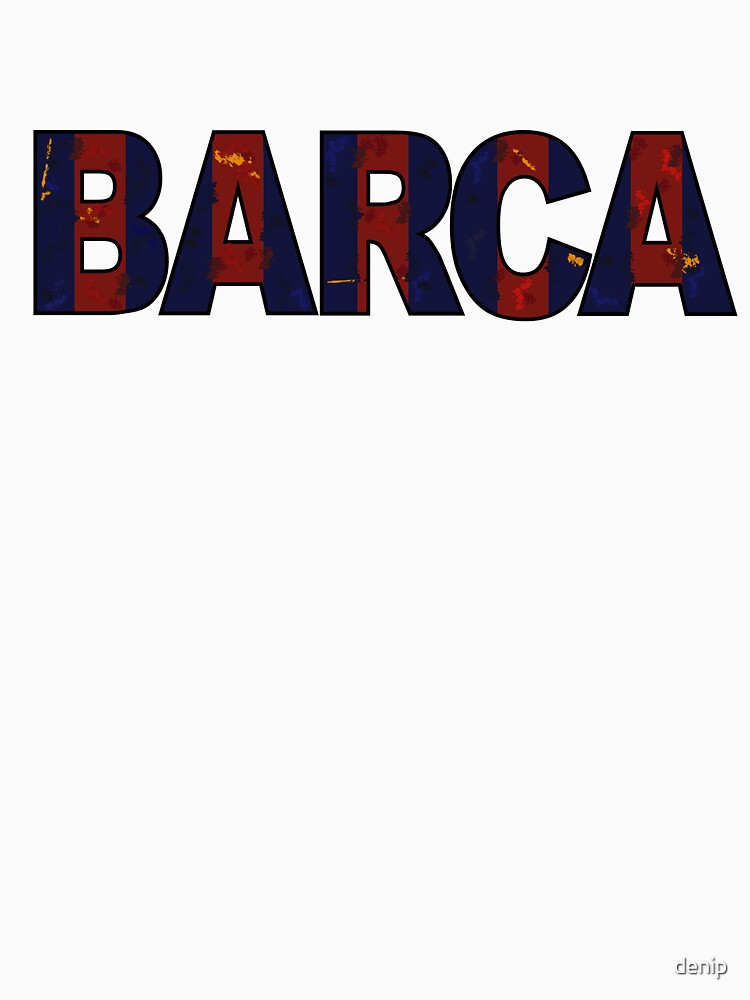 BARCA – Bold Typography Tribute to FC Barcelona Fans by denip