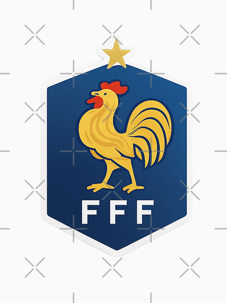 France Football Logo Stickers by rissershop