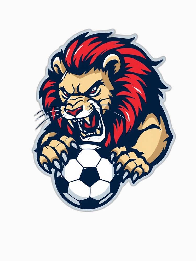 England Lion Soccer Graphic | 2026 English Football Fan Design | Bold National Pride Style by YASboutik