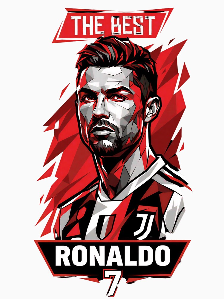 Cristiano Ronaldo CR7 Geometric Vector Portrait by Sizzorize