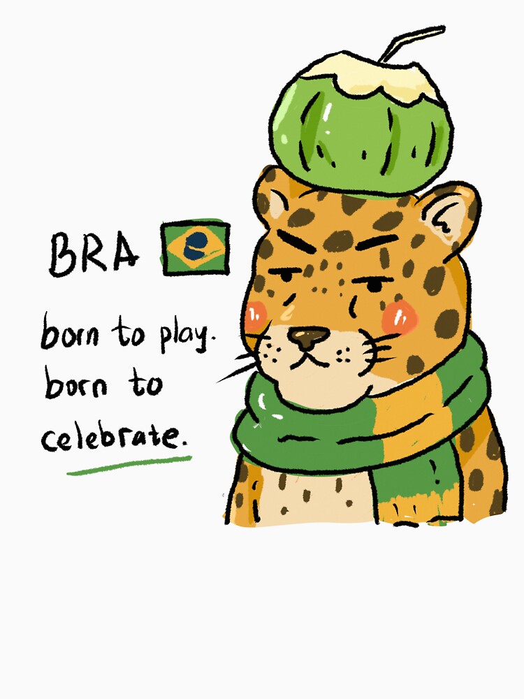 Awkward Animal Hat Club – Brazil’s Party Jaguar | World Cup 2026 Fan by chupichapa
