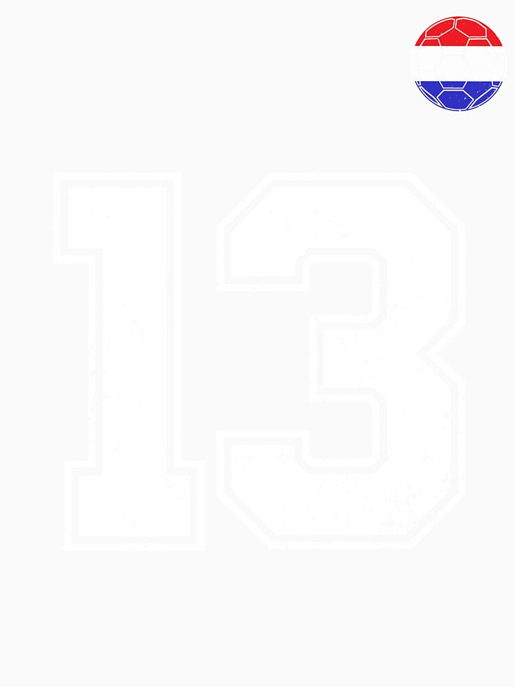 Netherlands Soccer Number 13 Vintage Sports Fan by LiviuGligoros