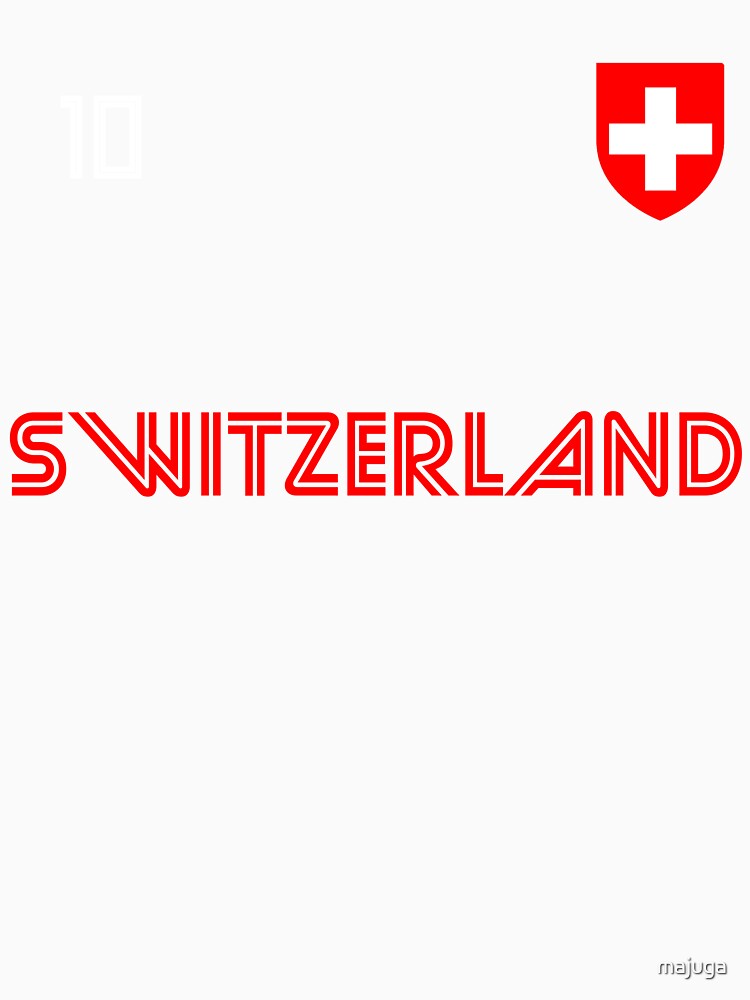 Switzerland Soccer Team Swiss Flag football fan by majuga