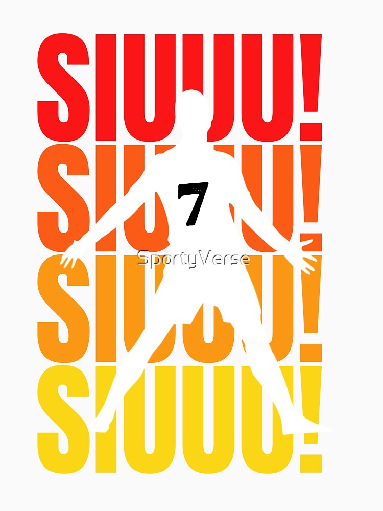 Christiano Ronaldo Siuuu by SportyVerse