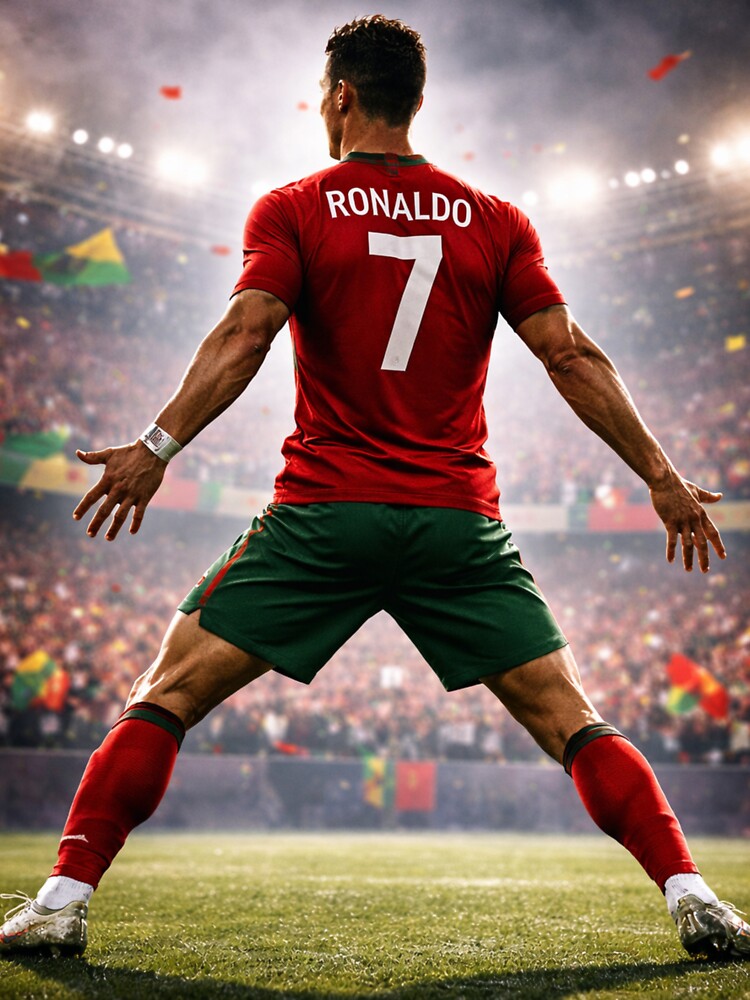 Cristiano Ronaldo Portuguese Legend Number Seven SIUUU by Lifeinfinityoff