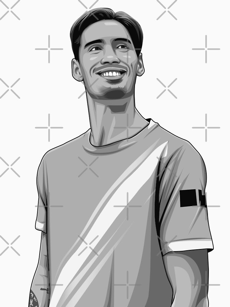 Tijjani Reijnders Black and White Version by Aldduardo