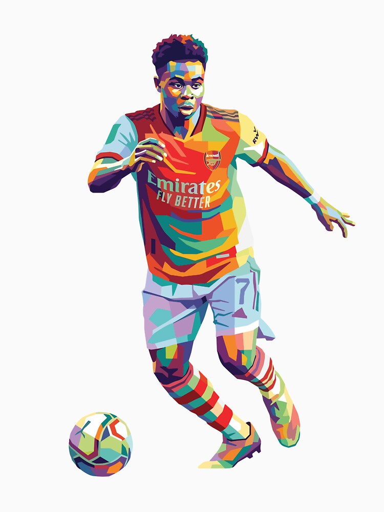 Pop Art Bukayo Saka Celebration by princejolin