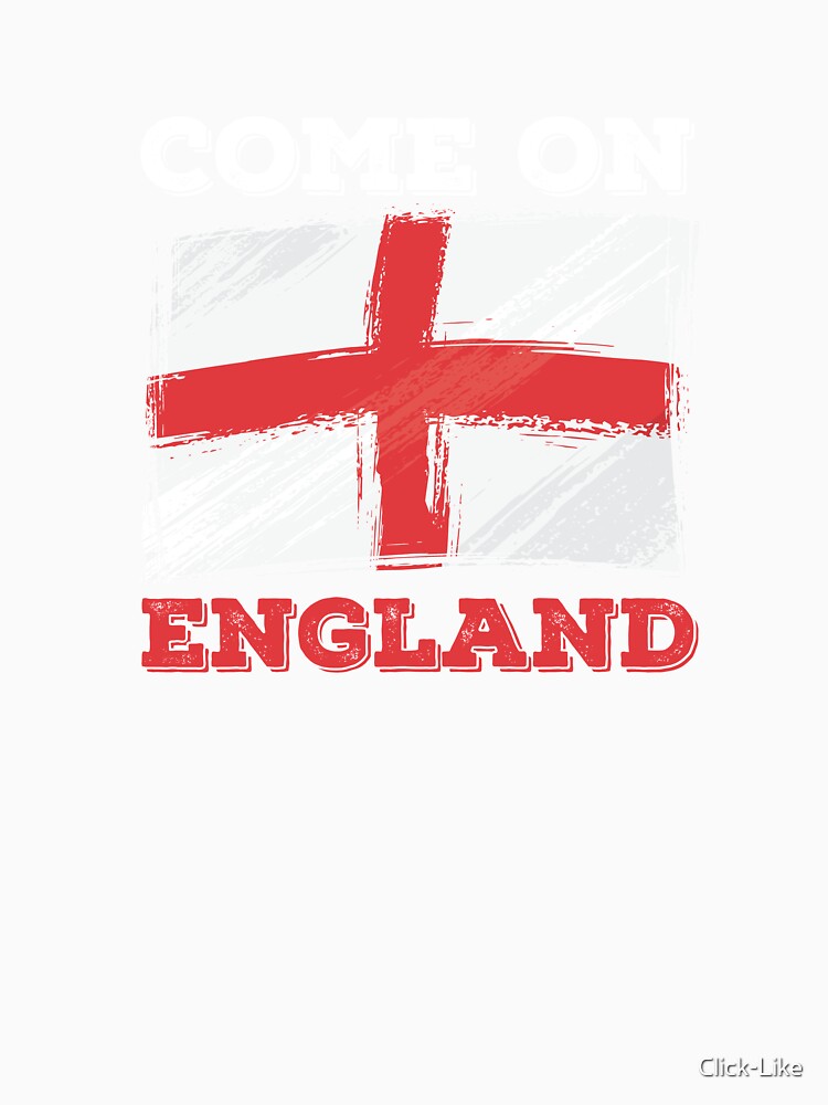 Come on England Supporter Football Fan by Click-Like