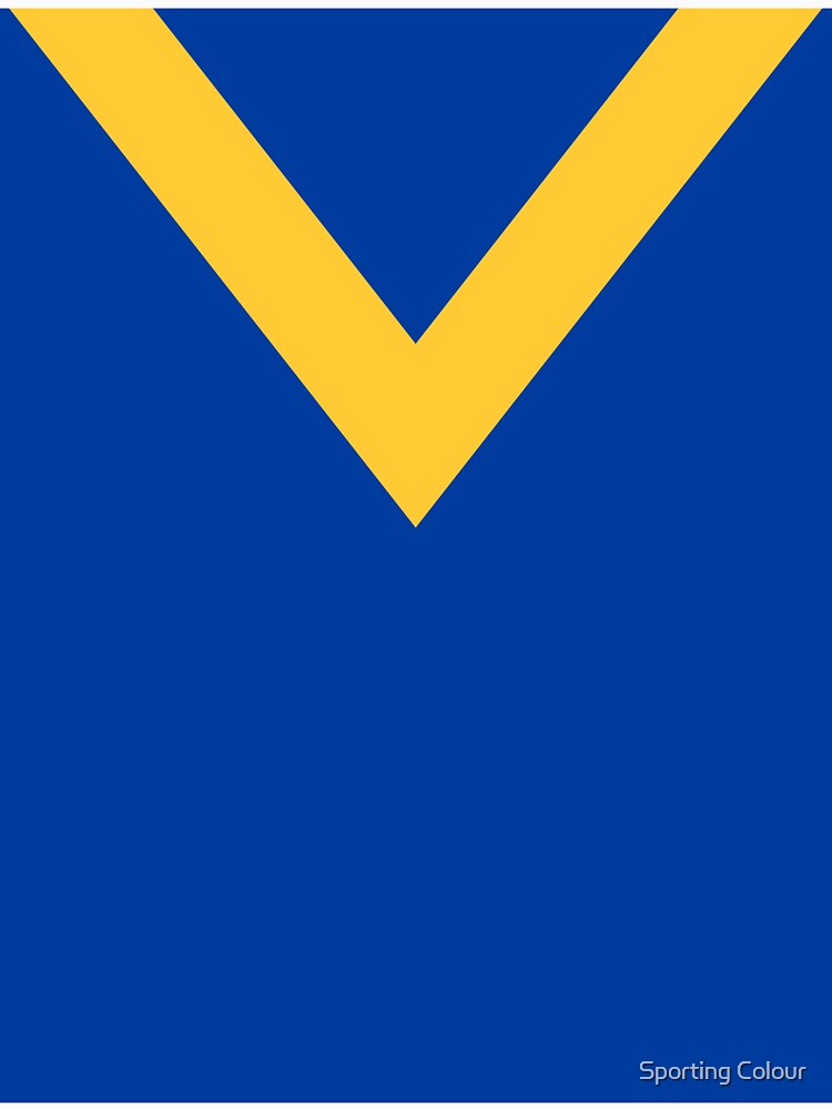 Leeds City Retro 1914 Blue, Yellow V by Sporting Colour