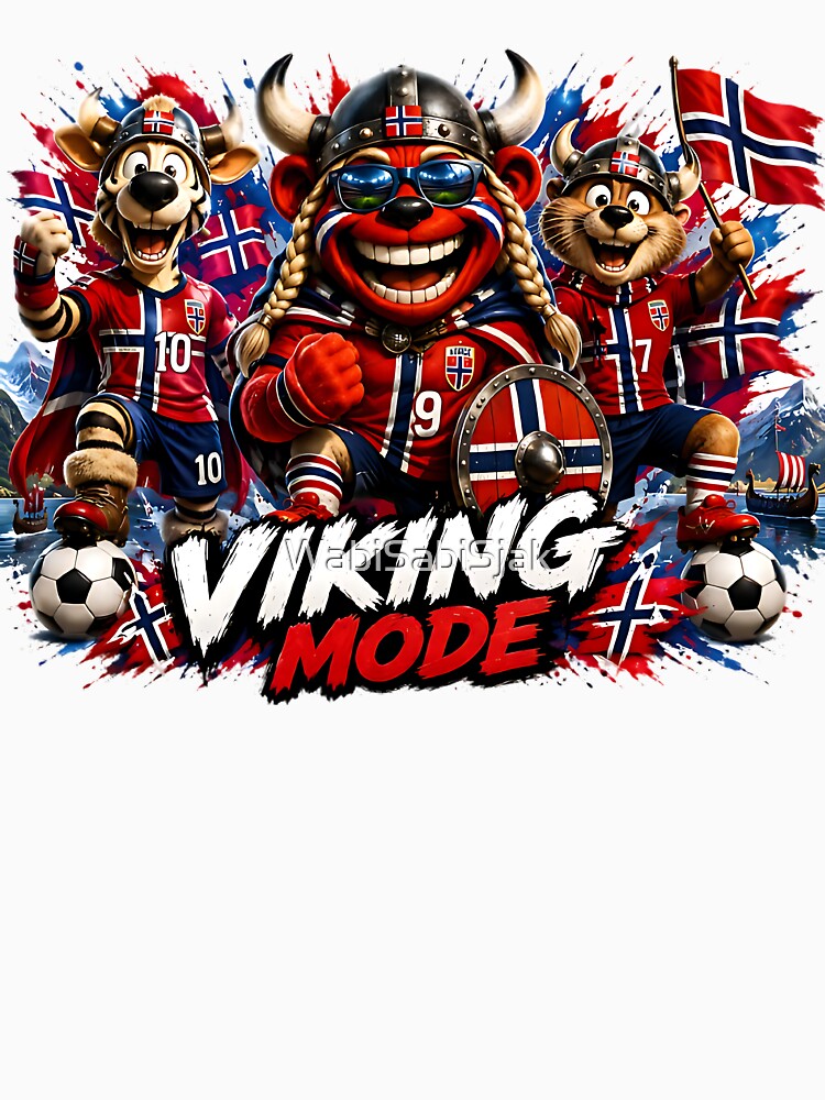 Norway Football Fans – Viking World Cup Supporters by WabiSabiSjak