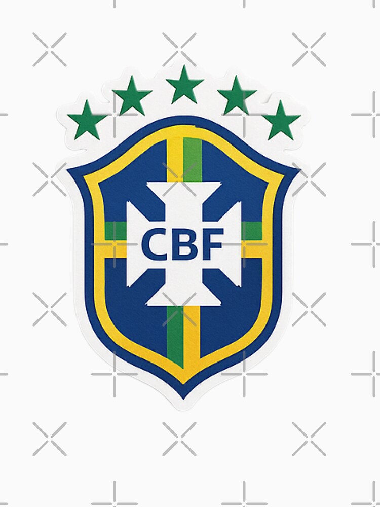 Brasil Football Logo Stickers by rissershop