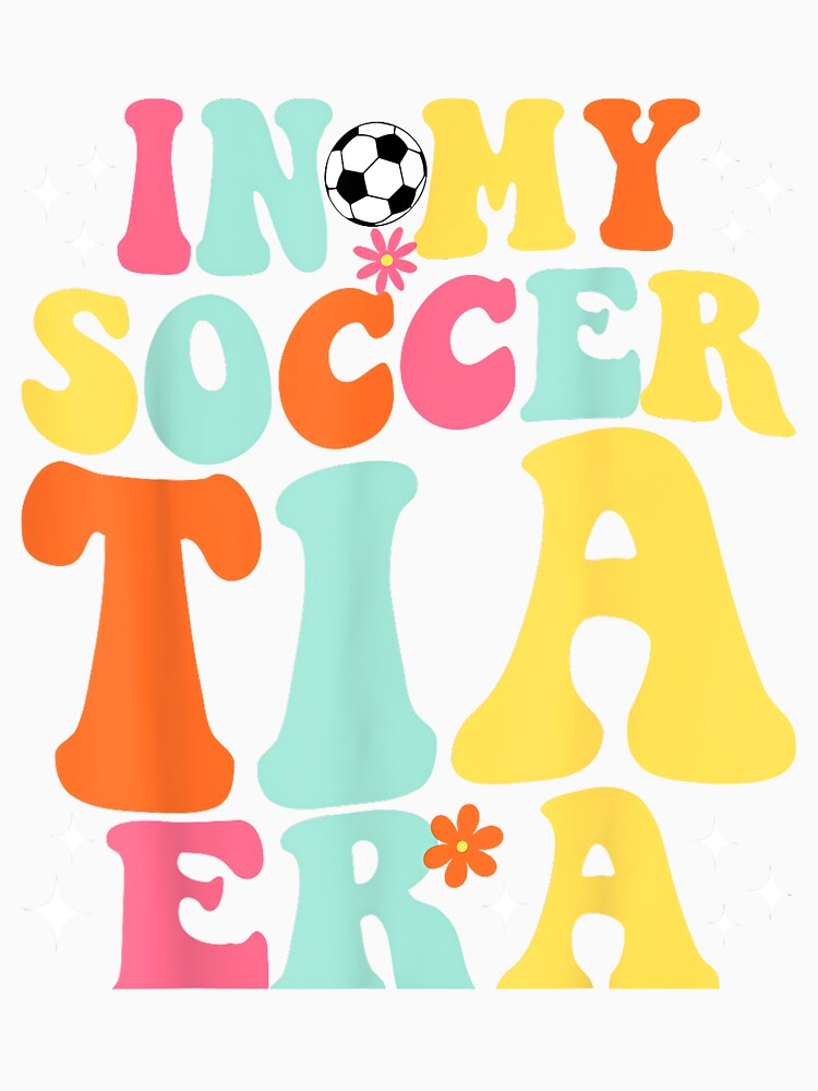 In My Soccer Tia Era Retro Game Day Groovy by HazelWCagle