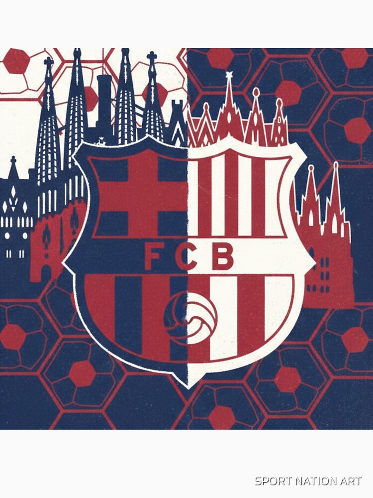 Barcelona - Football Fan Design by SPORT NATION ART