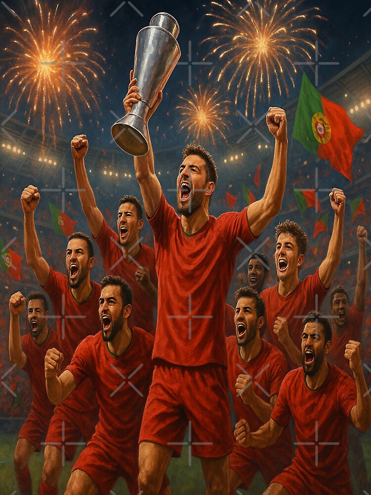 Portugal Reigns: European Glory Unleashed by artist-for-you