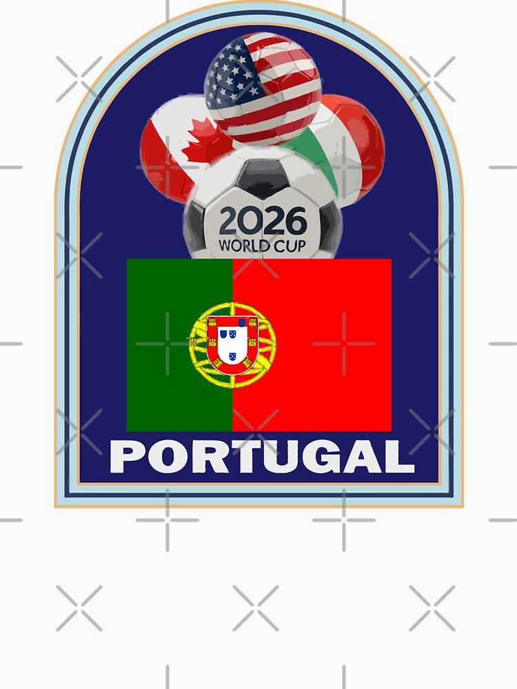 Portugal 2026 Soccer T-shirt by benchpod47