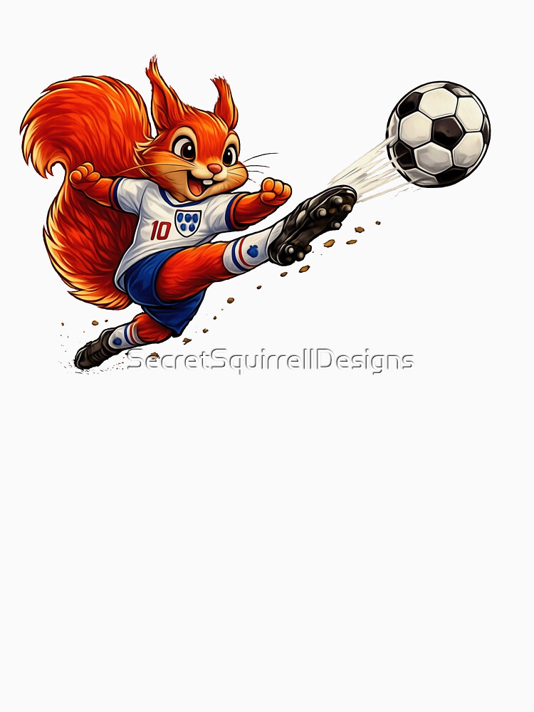 England Red Squirrel Football Team by SecretSquirrellDesigns