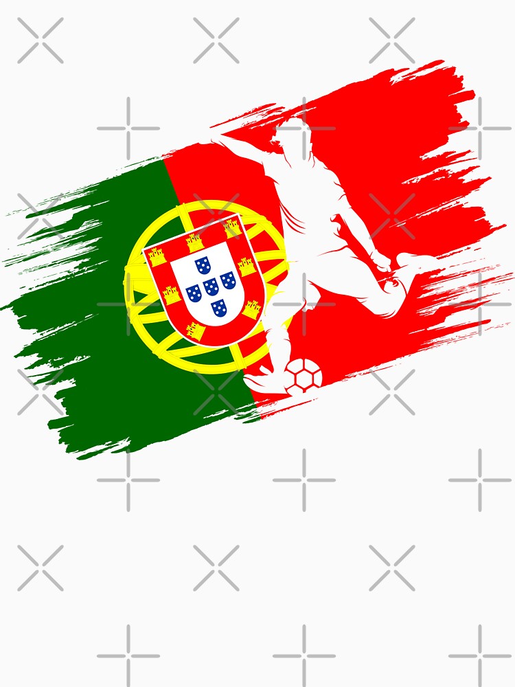 Portugal Flag Football Soccer Fan Jersey by xtocky