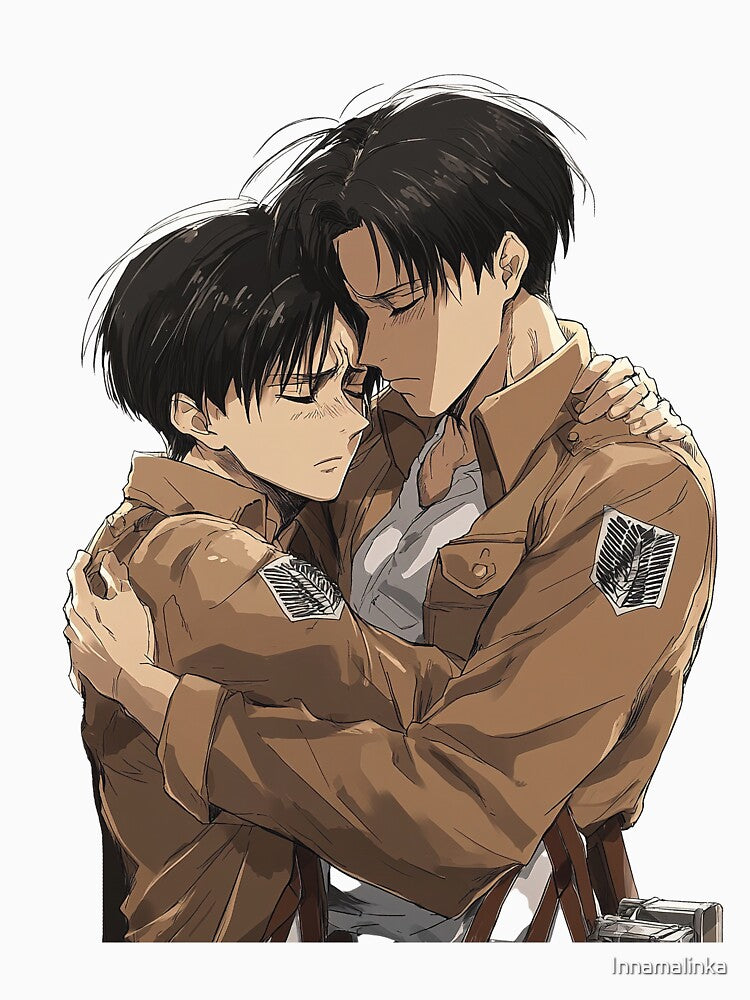 Unbreakable Bonds of the Survey Corps  Levi  Erens Passionate Embrace by Innamalinka