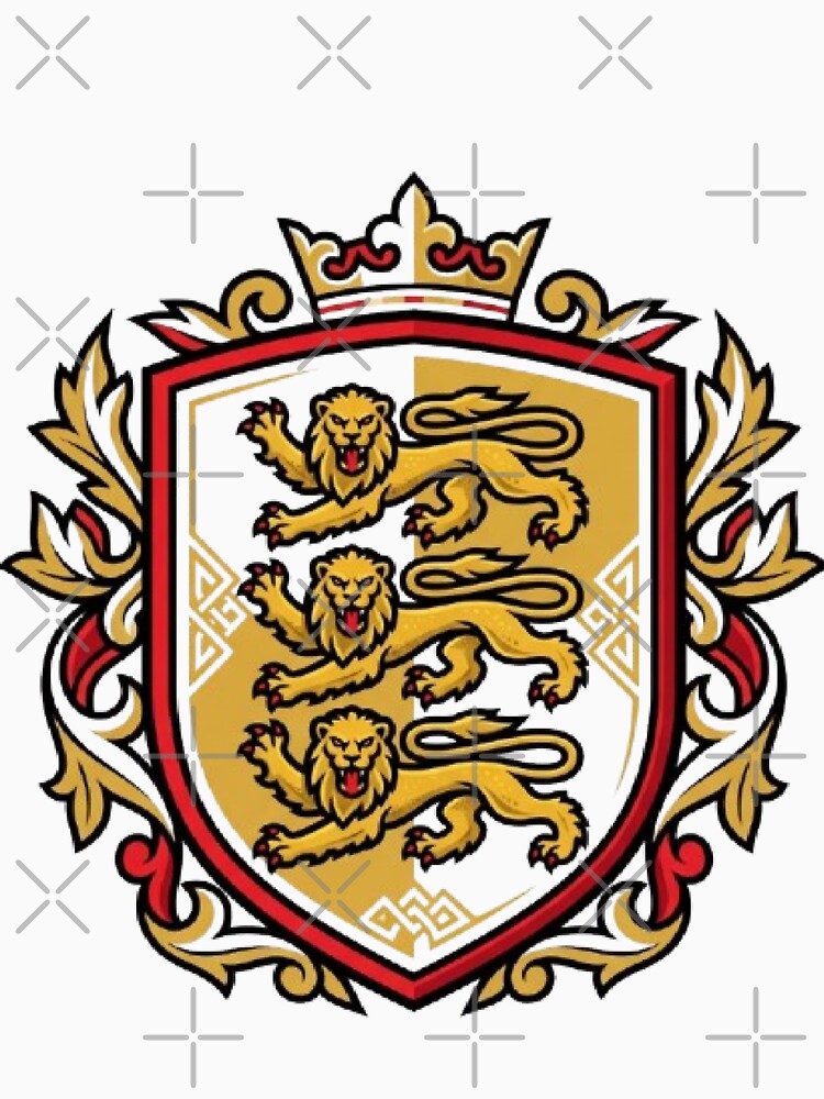 England Soccer Lions - English Football Fan 2026 Crest by NewDesignFR