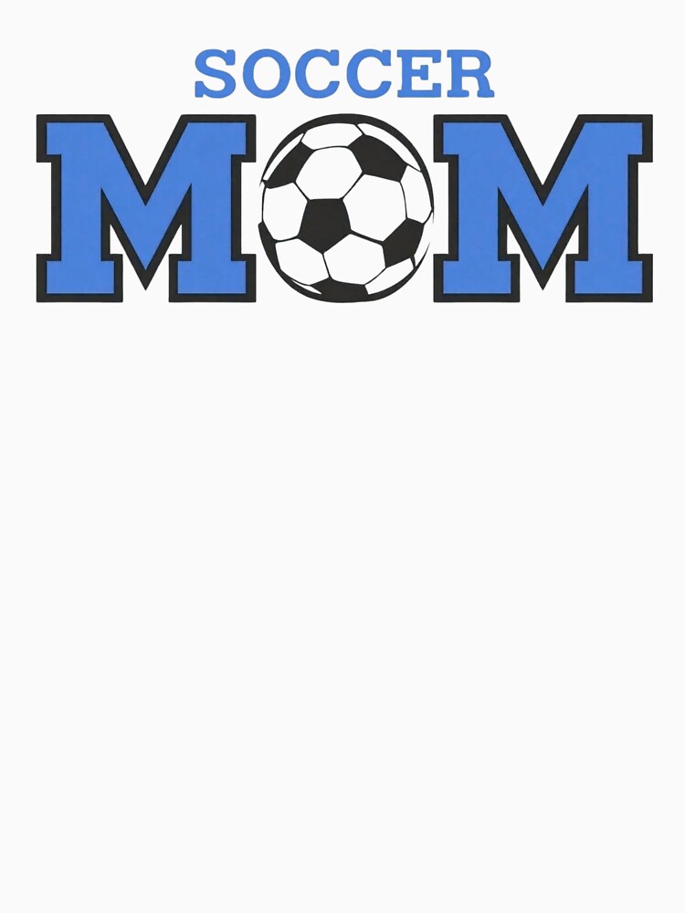 Soccer MOM Image in Blue by Comforts of Home, LLC