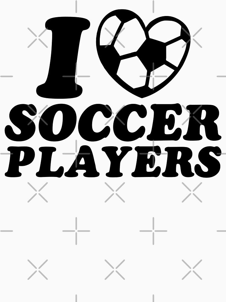 I Love Soccer Players Funny Football Lover Gift by gunaone-design