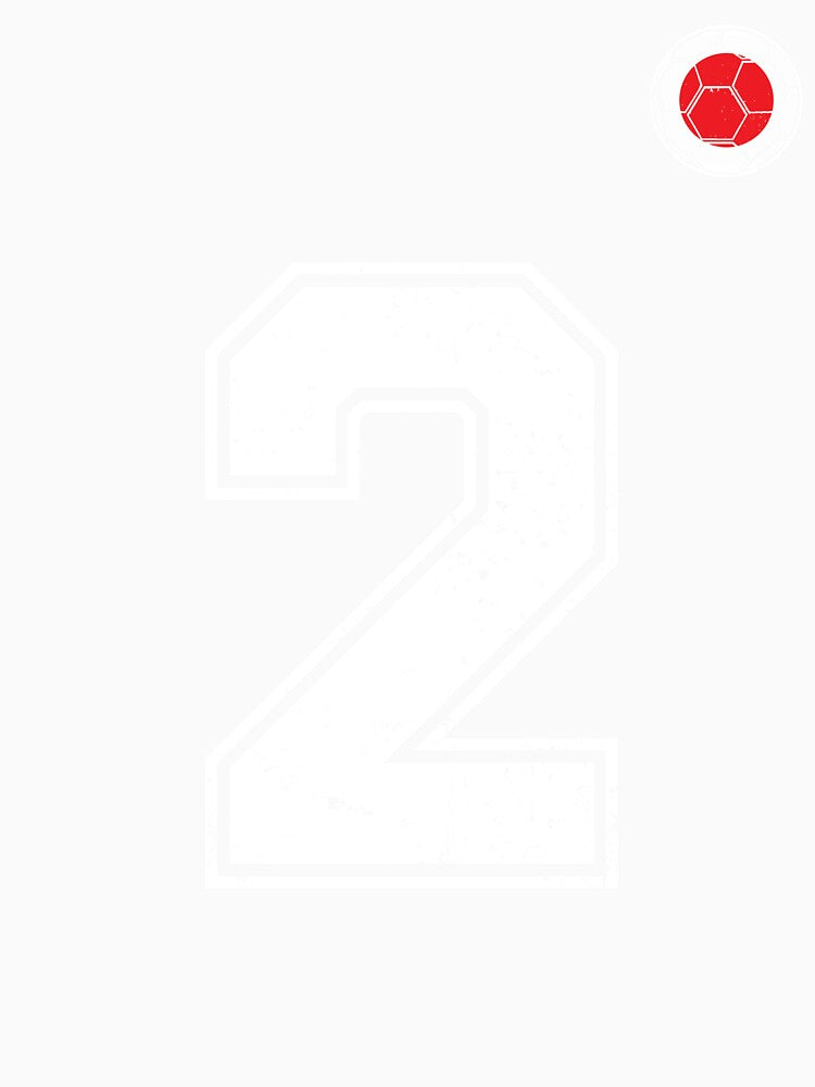 Japan Soccer Number 2 Vintage Sports Fan by LiviuGligoros