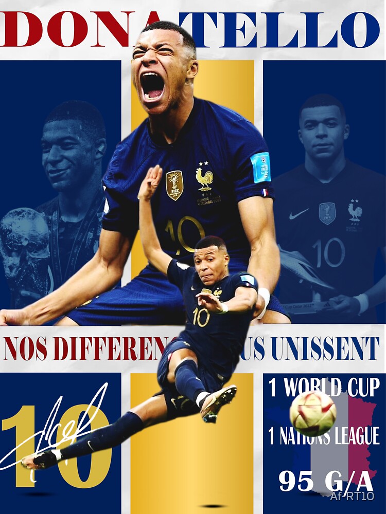 Iconic Mbappe France World Cup Hero Wall Art by Af-RT10