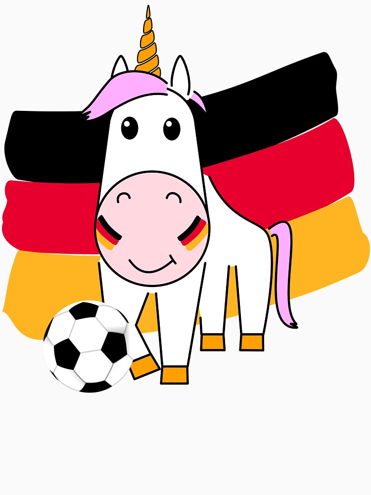 Unicorn Violetta plays football for Germany by peter2art