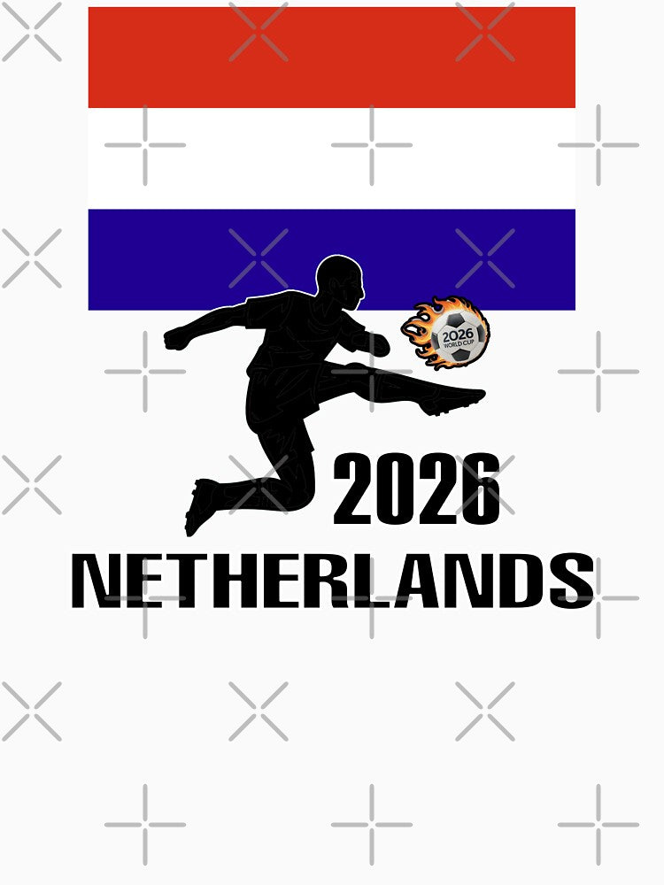 Netherlands Soccer T-shirt 2026 by benchpod47
