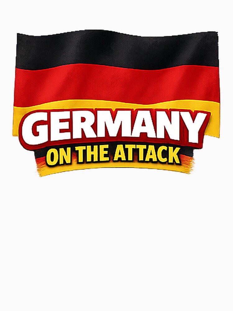 Germany On The Attack Football Fan Design by OfficeFighter
