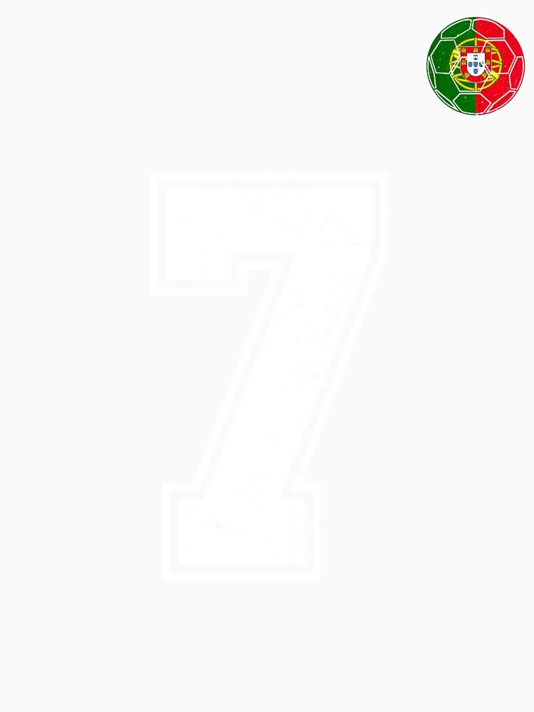 Portugal Soccer Number 7 Vintage Sports Fan by OliviaHayesArt