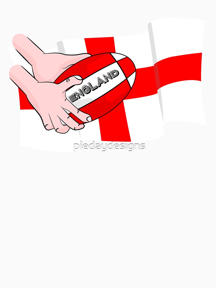 Rugby England Flag by piedaydesigns
