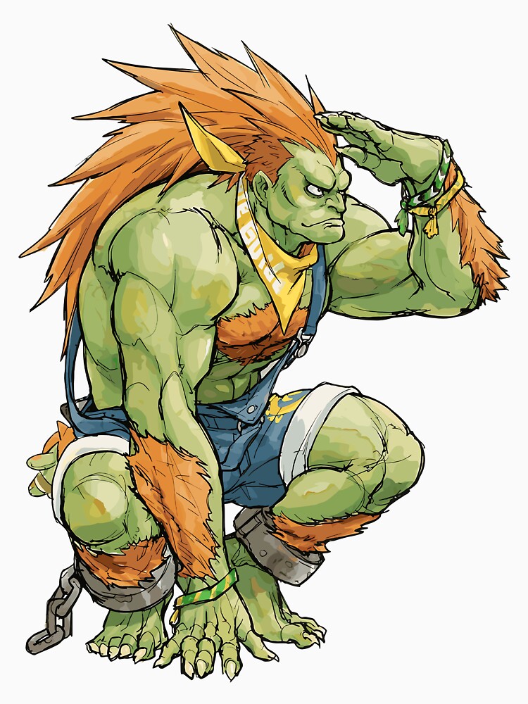 Blanka Street Fighter SF6 Fanart by bapupa